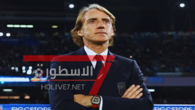 روبرتو مانشيني يتولى تدريب المنتخب السعودي الاسطورة لبث المباريات